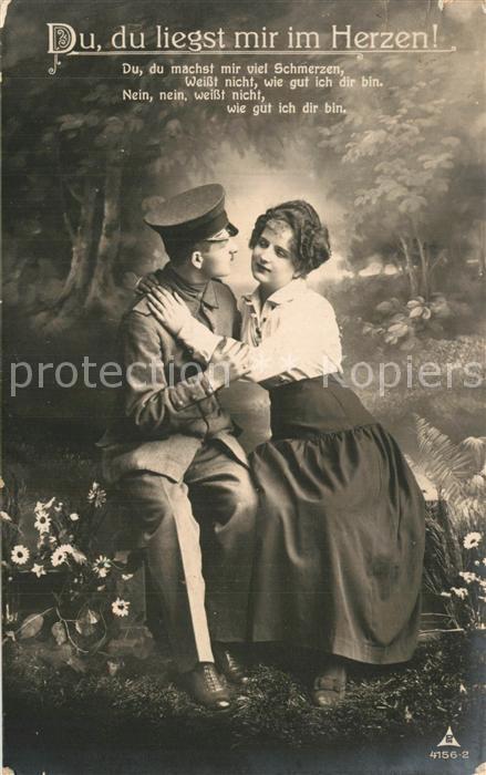 Militaria Poesie Du liegst mir im Herzen Foto-PH-Nr. 415