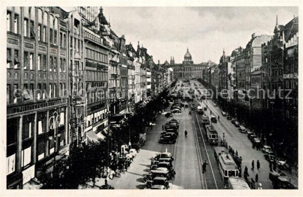 Strassenbahn Prag Wenzelsplatz