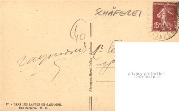 Schaeferei Landwirtschaft Landes de Gascogne Bergerie – Bild 2