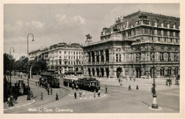 Strassenbahn Wien Oper Opernring