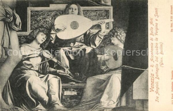 Kuenstlerkarte Giovanni Bellini Tre Angioli Dettaglio