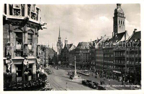 Strassenbahn M?nchen Marienplatz