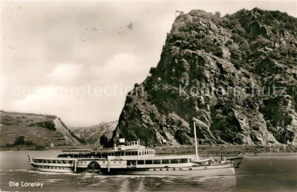 Dampfer Seitenrad Loreley