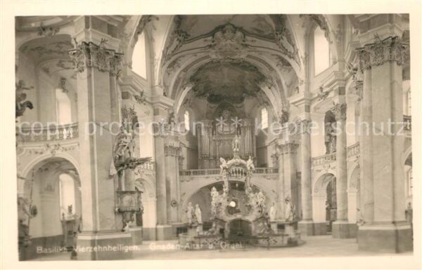 Kirchenorgel Basilika Vierzehnheiligen Gnaden-Altar