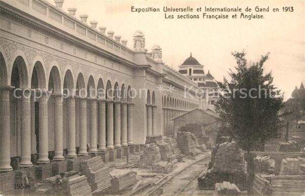 Exposition Universelle Gand 1913 Sections Francaise et Anglaise