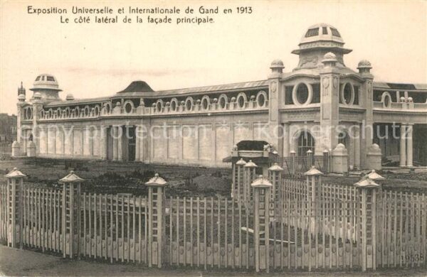 Exposition Universelle Gand 1913 Facade Principale