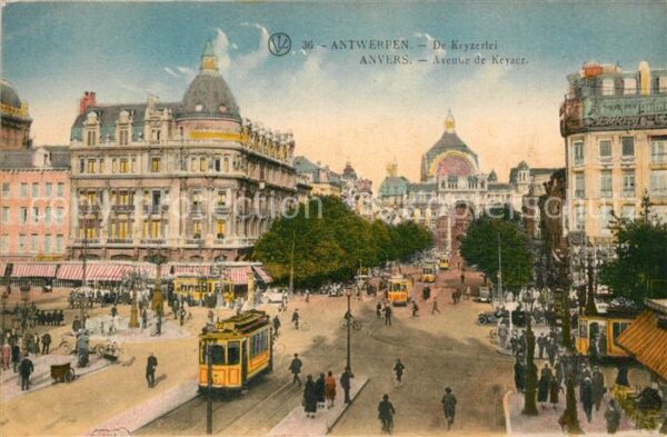 Strassenbahn Antwerpen De Keyzerlei