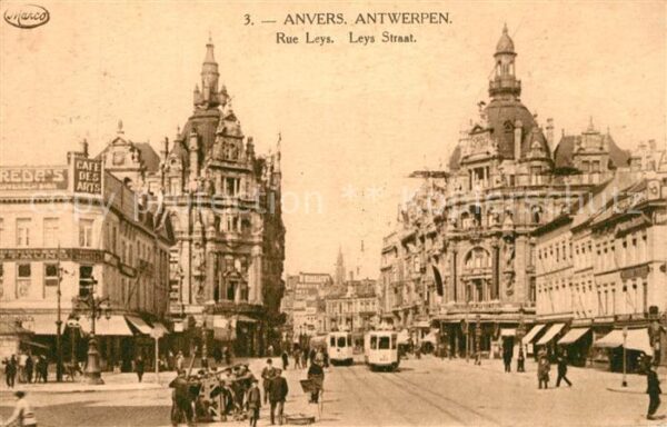 Strassenbahn Anvers Rue Leys
