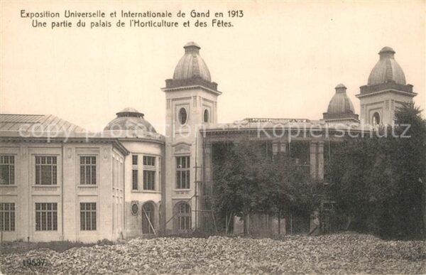 Exposition Universelle Gand 1913 Palais de l_Horticulture et des Fetes