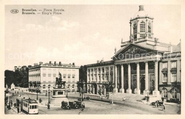 Strassenbahn Bruxelles Place Royale