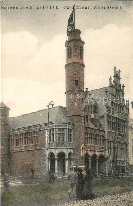 Exposition Universelle Bruxelles 1910 Pavillon de la Ville de Gand