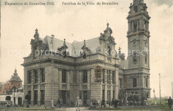 Exposition Universelle Bruxelles 1910 Pavillon de la Ville de Bruxelles
