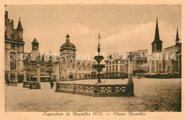 Exposition Internationale Bruxelles 1935 Vieux Bruxelles