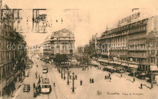 Strassenbahn Bruxelles Place de Brouckere