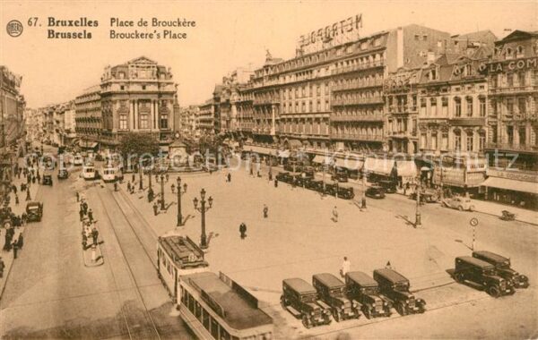 Strassenbahn Bruxelles Place de Brouckere