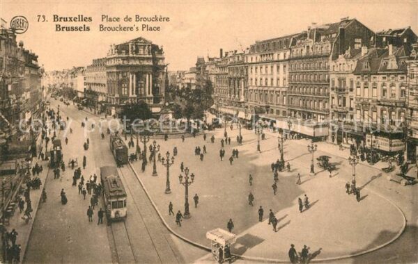 Strassenbahn Bruxelles Place de Brouckere