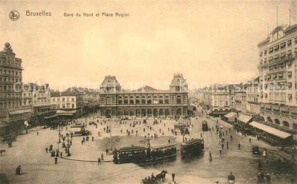 Strassenbahn Bruxelles Gare du Nord Place Rogier