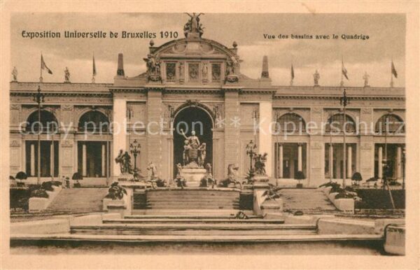 Exposition Universelle Bruxelles 1910 Quadrige