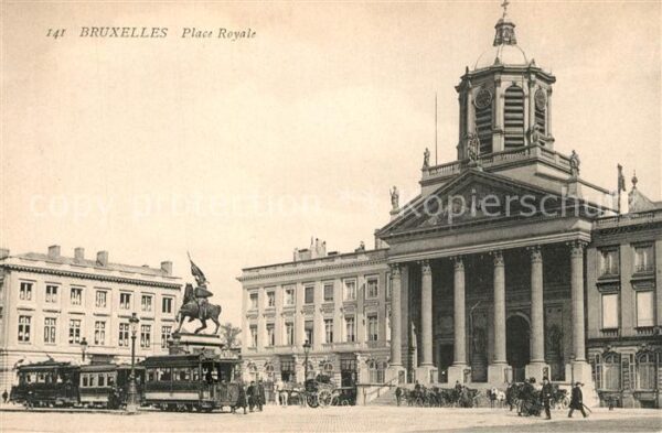 Strassenbahn Bruxelles Place Royale