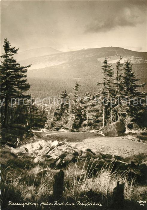 Foto Popp Nr. 103 Riesengebirge Hohes Rad Peterbaude