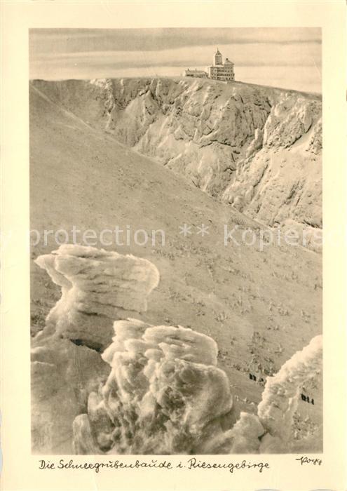 Foto Popp Nr. Schneegrubenbaude Riesengebirge