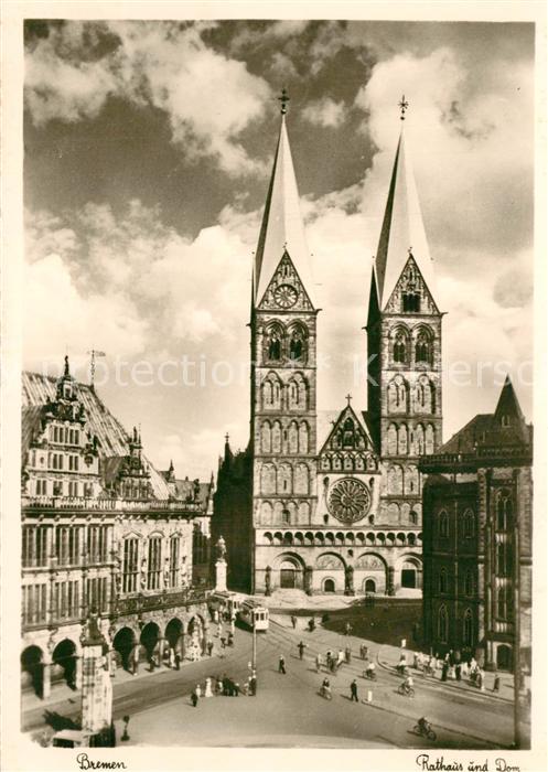 Strassenbahn Bremen Rathaus Dom