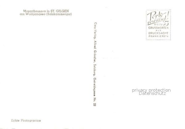 Mozart Wolfgang Amadeus Mozartbrunnen St. Gilgen Wolfgangsee Sa – Bild 2