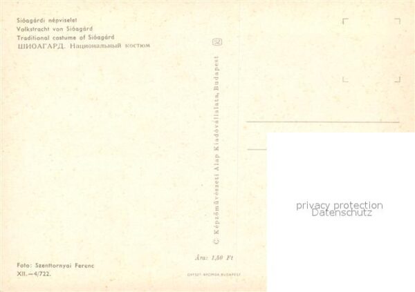 Trachten Ungarn Sioagard – Bild 2