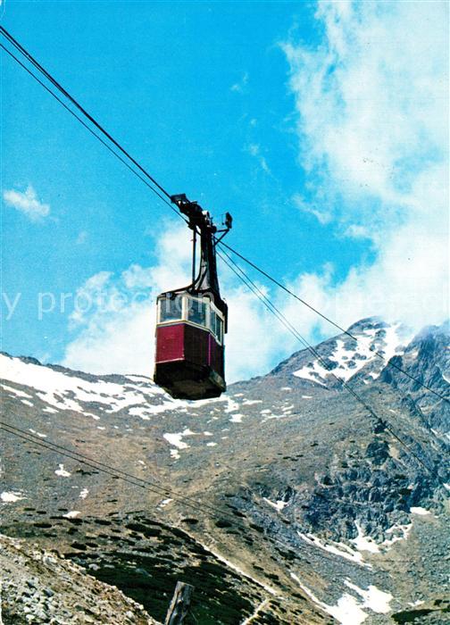 Seilbahn Vysoke Tatry Lanovka na Lomnicky stit