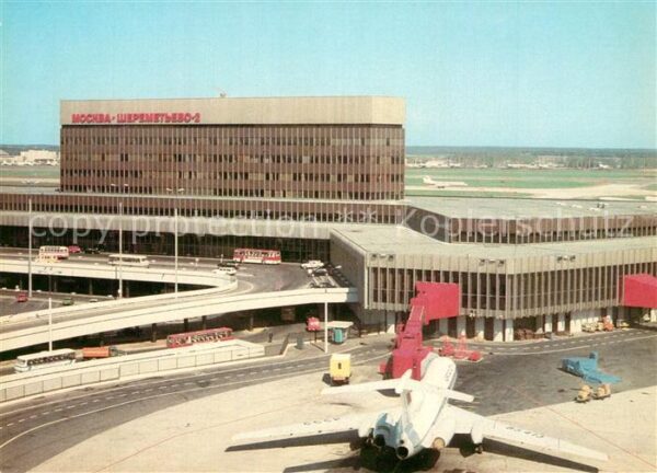 Flughafen Airport Aeroporto Moscow Sheremetyevo-2 International Air