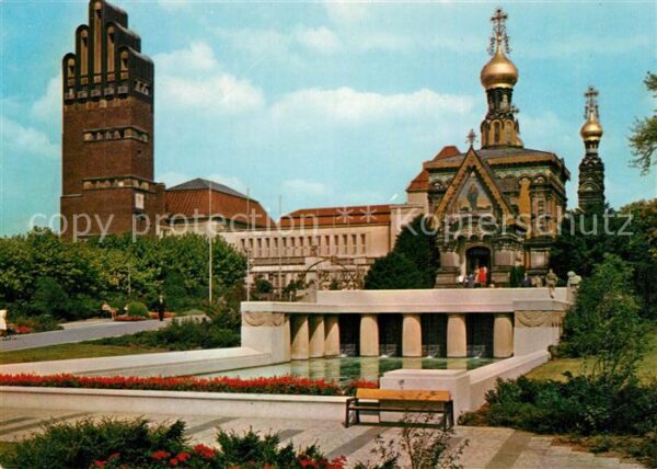 Russische Kapelle Kirche Darmstadt Hochzeitsturm