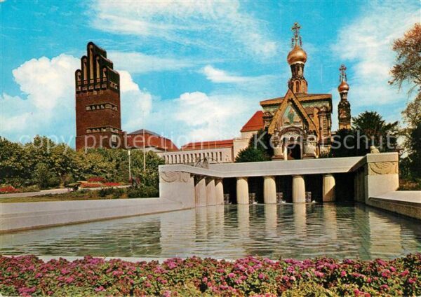 Russische Kapelle Kirche Darmstadt Hochzeitsturm