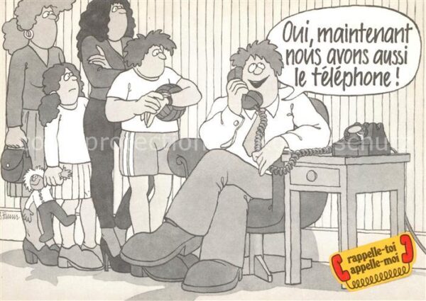Telefon Karikatur