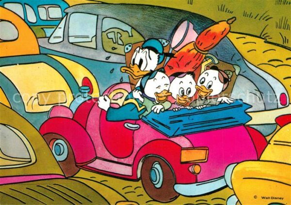 Disney Walt Donald Duck Tick Trick und Track Auto