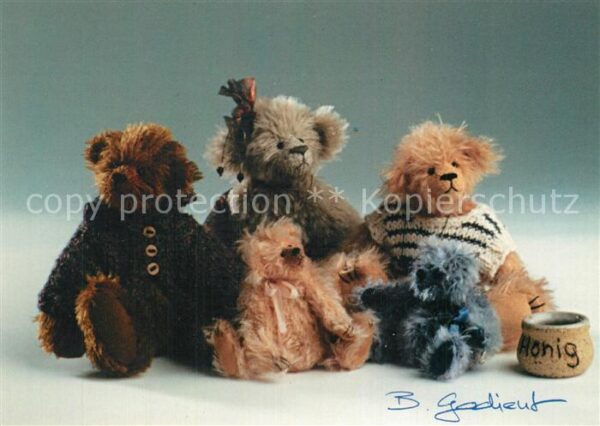 Teddy Teddyb?r Teddy-bear Euroteddy Doppel-Europameisterin Brigit
