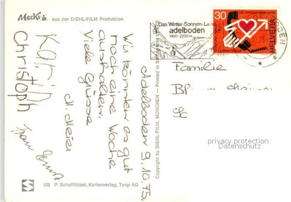 Mecki Nr. 332 Berge Trachten – Bild 2