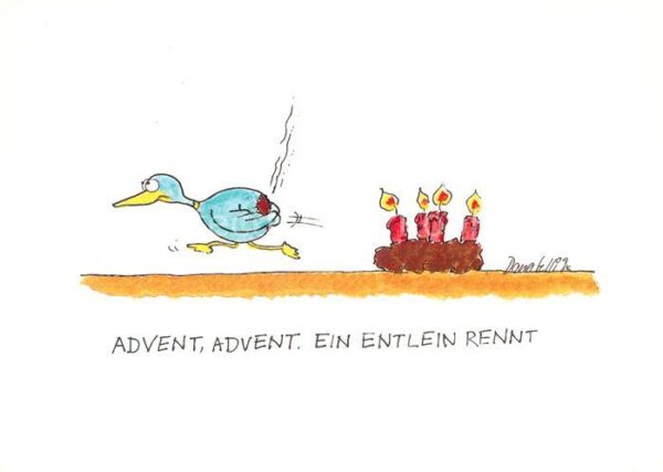 Enten K?nstlerkarte Donatelli Adventskranz Hu