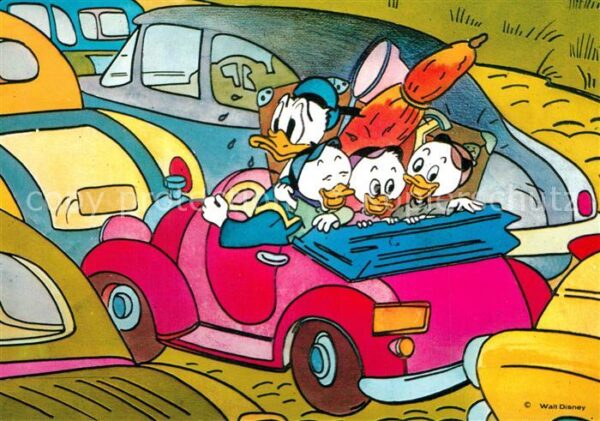 Disney Walt Donald Duck Tick Trick Track Auto