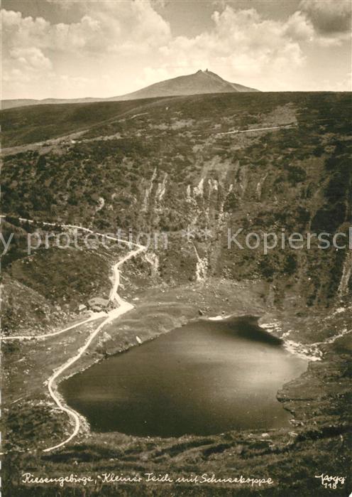 Foto Popp Nr. 118 Riesengebirge Kleiner Teich Schneek