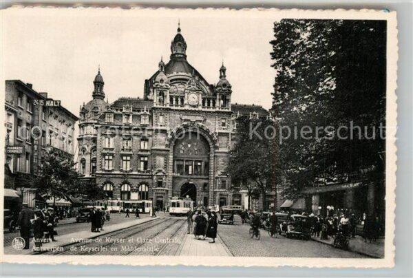 Strassenbahn Anvers Avenue de Keyser Gare Centrals