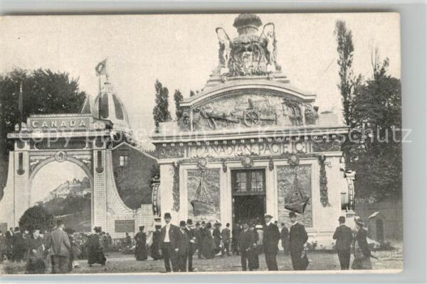 Exposition Universelle Bruxelles 1910 Pavillon de la Canadian Pacific