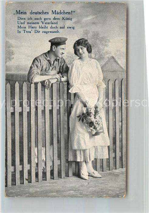 Militaria Poesie Mein deutsches M?dchen