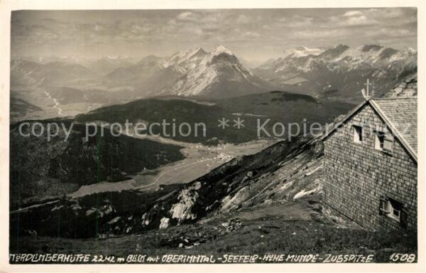 Noerdlinger Huette Seefeld Hohe Munde Zugspitze