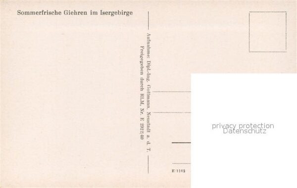 Giehren Isergebirge Panorama Kirche – Bild 2