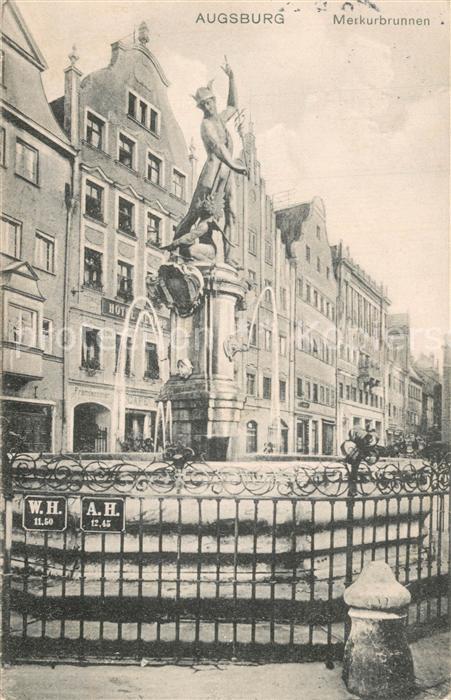 Augsburg Merkurbrunnen
