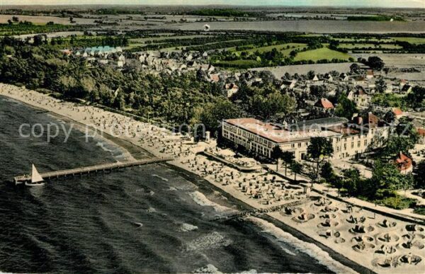 Timmendorfer Strand Fliegeraufnahme Kurhotel Seeschlösschen