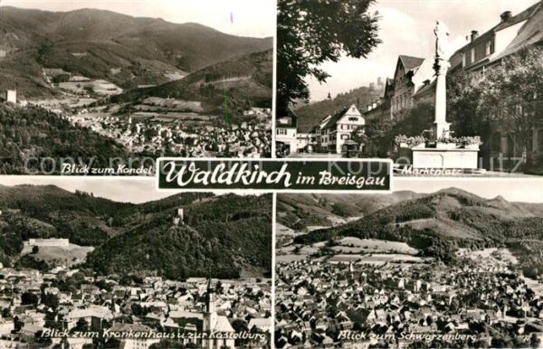 Waldkirch Breisgau Kandel Marktplatz Krankenhaus Kastelbur