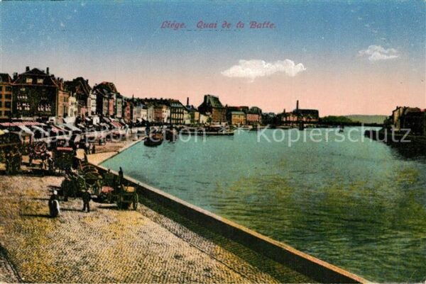 Liege Luettich Quai de la Batte