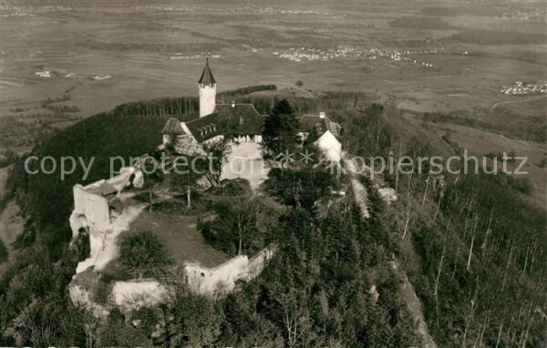 Burg Teck Fliegeraufnahme