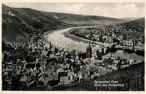 Berncastel Bernkastel-Kues Blick vom Doktorberg